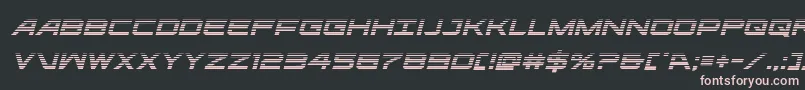 Шрифт ghostclangradital – розовые шрифты на чёрном фоне