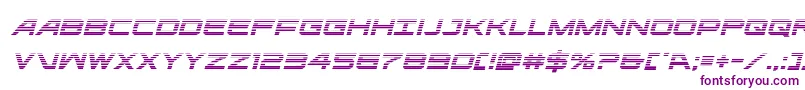 ghostclangradital Font – Purple Fonts on White Background