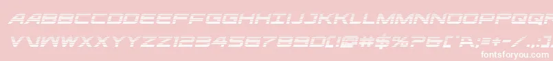 ghostclangradital Font – White Fonts on Pink Background