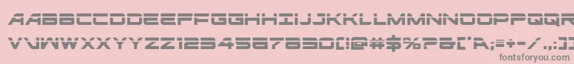 ghostclanlaser Font – Gray Fonts on Pink Background