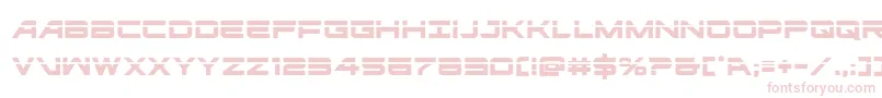 ghostclanlaser Font – Pink Fonts on White Background