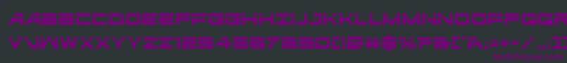 ghostclanlaser Font – Purple Fonts on Black Background