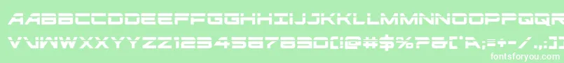 ghostclanlaser Font – White Fonts on Green Background