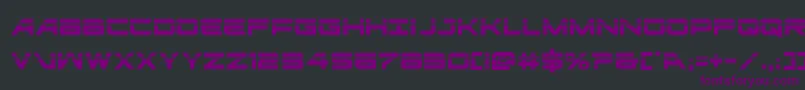 ghostclanlaser Font – Purple Fonts on Black Background