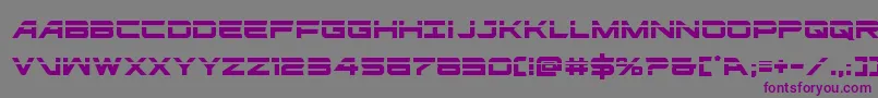 ghostclanlaser Font – Purple Fonts on Gray Background
