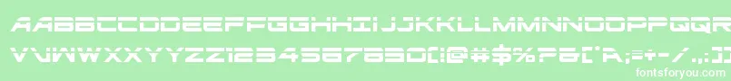 ghostclanlaser Font – White Fonts on Green Background