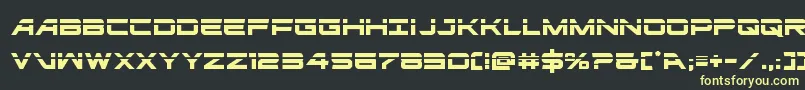 Weitere Informationen zur ghostclanlaser-Schriftart ghostclanlaser-Schriftart – Gelbe Schriften auf schwarzem Hintergrund