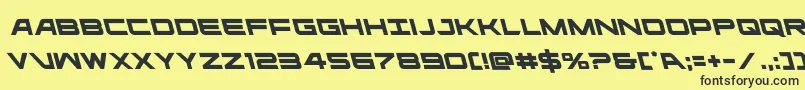 fuente ghostclanleft – Fuentes Negras Sobre Fondo Amarillo