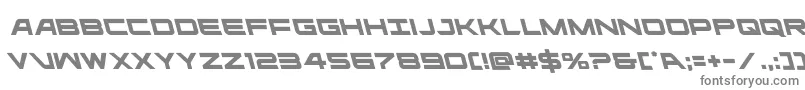 ghostclanleft Font – Gray Fonts on White Background