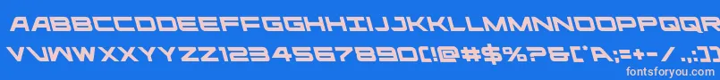 fuente ghostclanleft – Fuentes Rosadas Sobre Fondo Azul