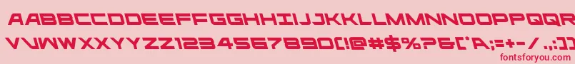 ghostclanleft Font – Red Fonts on Pink Background