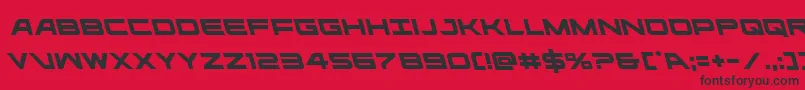fuente ghostclanleft – Fuentes Negras Sobre Fondo Rojo