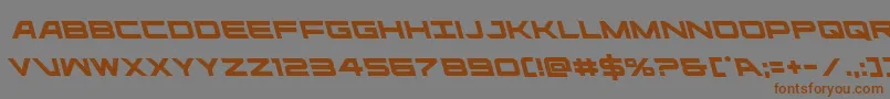 ghostclanleft Font – Brown Fonts on Gray Background