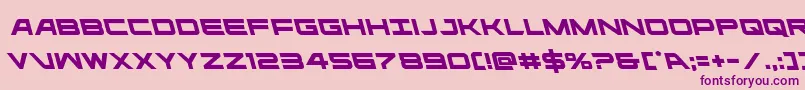 ghostclanleft Font – Purple Fonts on Pink Background