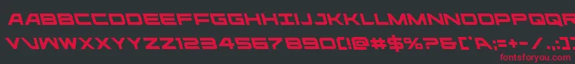 Шрифт ghostclanleft – красные шрифты на чёрном фоне