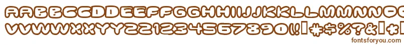 ghostmeat Font – Brown Fonts on White Background