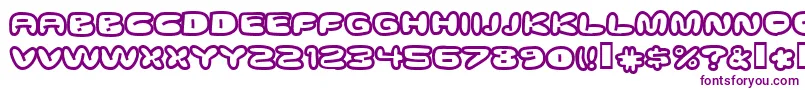 ghostmeat Font – Purple Fonts on White Background