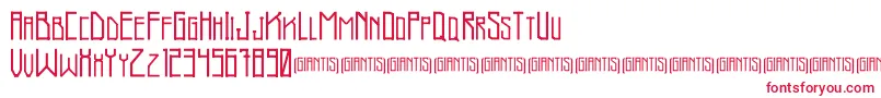 Giantis Demo Font – Red Fonts