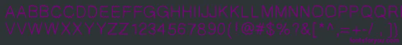 GIfont Font – Purple Fonts on Black Background