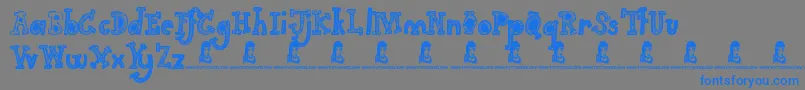More about Gimme Your Love Font Gimme Your Love Font – Blue Fonts on Gray Background