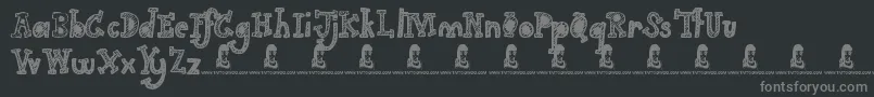 More about Gimme Your Love Font Gimme Your Love Font – Gray Fonts on Black Background