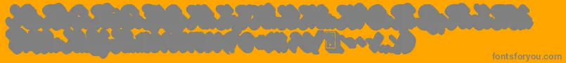 Police GinchiestShadow – polices grises sur fond orange