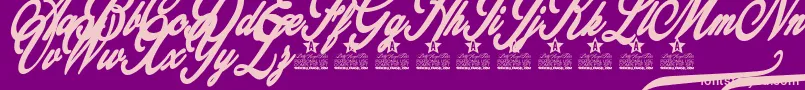 More about Gingerale Personal Use Font Gingerale Personal Use Font – Pink Fonts on Purple Background