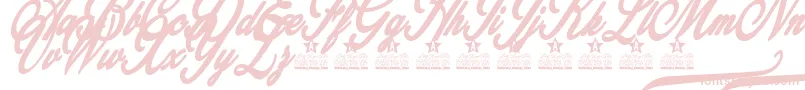 Gingerale Personal Use Font – Pink Fonts on White Background