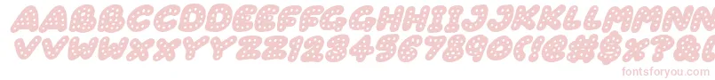 Gingerbread Italic-fontti – vaaleanpunaiset fontit