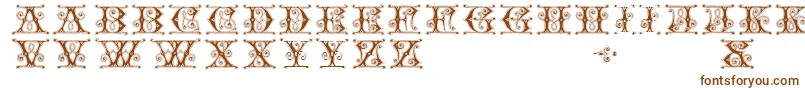 Gingerbread Font – Brown Fonts on White Background