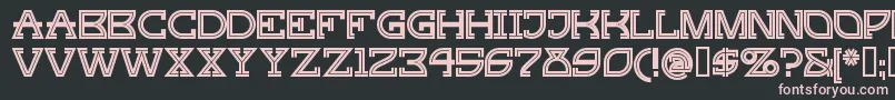 GINGP    Font – Pink Fonts on Black Background