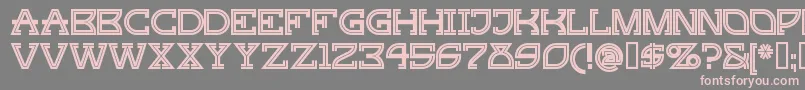 GINGP    Font – Pink Fonts on Gray Background