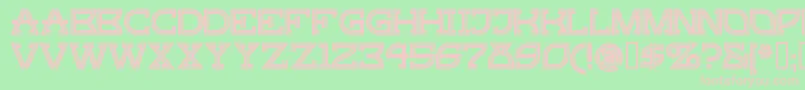 GINGP    Font – Pink Fonts on Green Background