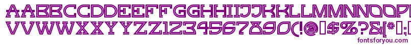 GINGP    Font – Purple Fonts on White Background