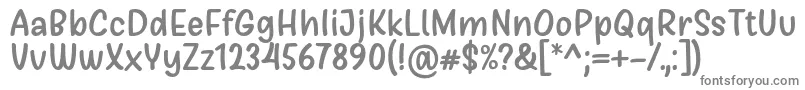 fuente Girls Marks Font by Situjuh 7NTypes – Fuentes Grises Sobre Fondo Blanco