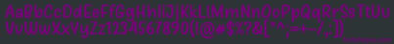 Police Girls Marks Font by Situjuh 7NTypes – polices violettes sur fond noir