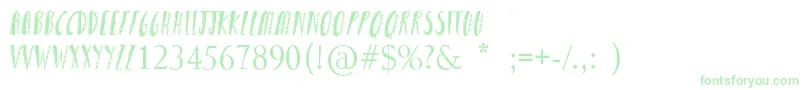 More about Girly Punk Font Girly Punk Font – Green Fonts on White Background