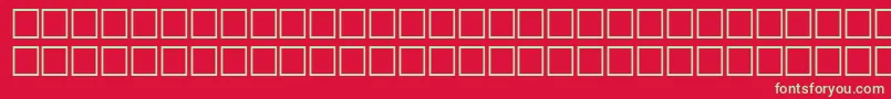 McsAlhadaSINormal. Font – Green Fonts on Red Background