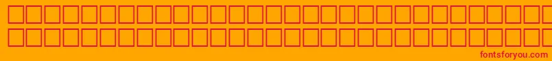 McsAlhadaSINormal. Font – Red Fonts on Orange Background