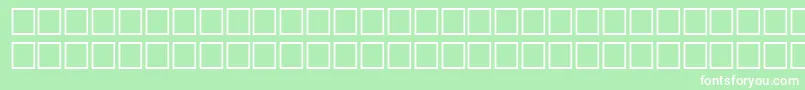 McsAlhadaSINormal. Font – White Fonts on Green Background