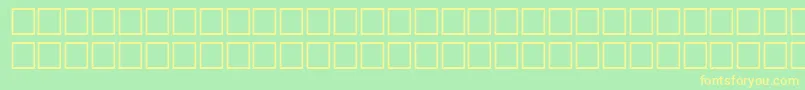 McsAlhadaSINormal. Font – Yellow Fonts on Green Background