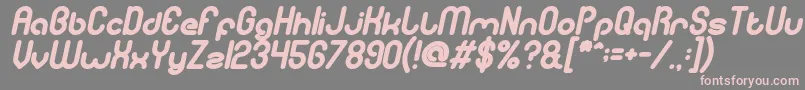 More about gitchgitch Bold Italic Font gitchgitch Bold Italic Font – Pink Fonts on Gray Background