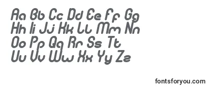 Schriftart Gitchgitch Bold Italic