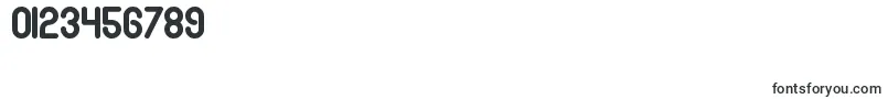 gitchgitch Bold-Schriftart – Schriften für Zahlen und Nummern