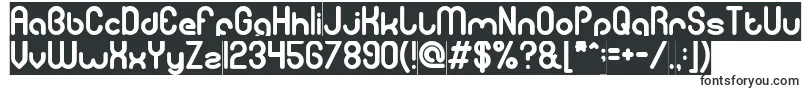 gitchgitch inverse Font – Stencil Fonts