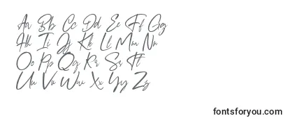 Schriftart Giugliamore Font