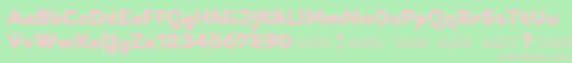 fuente GiuliaDEMO Bold – Fuentes Rosadas Sobre Fondo Verde