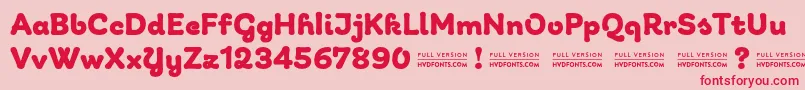 More about GiuliaDEMO Bold Font GiuliaDEMO Bold Font – Red Fonts on Pink Background
