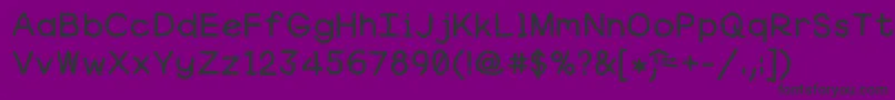 Robgraves Font – Black Fonts on Purple Background