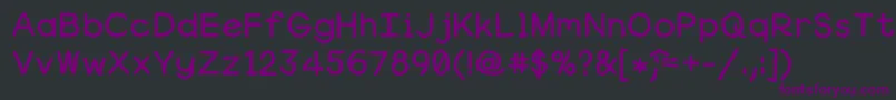 Robgraves Font – Purple Fonts on Black Background